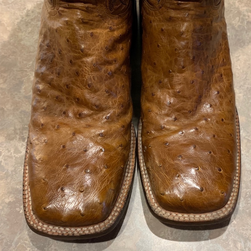 Cavenders ostrich boots 8.5